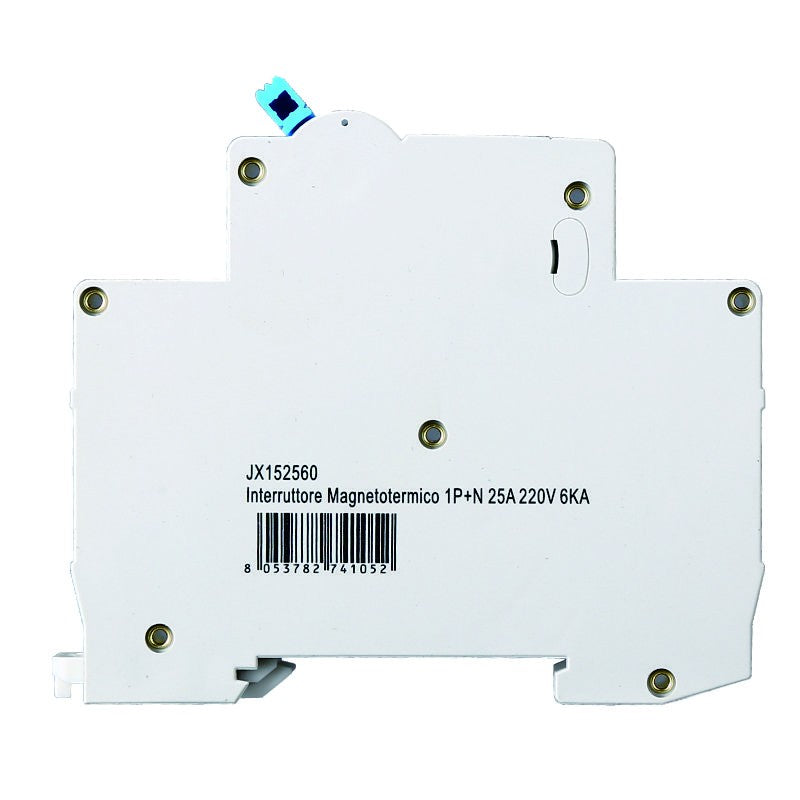 Ettroit Interruttore Magnetotermico 1P+N 25A 220V 6KA JX152560