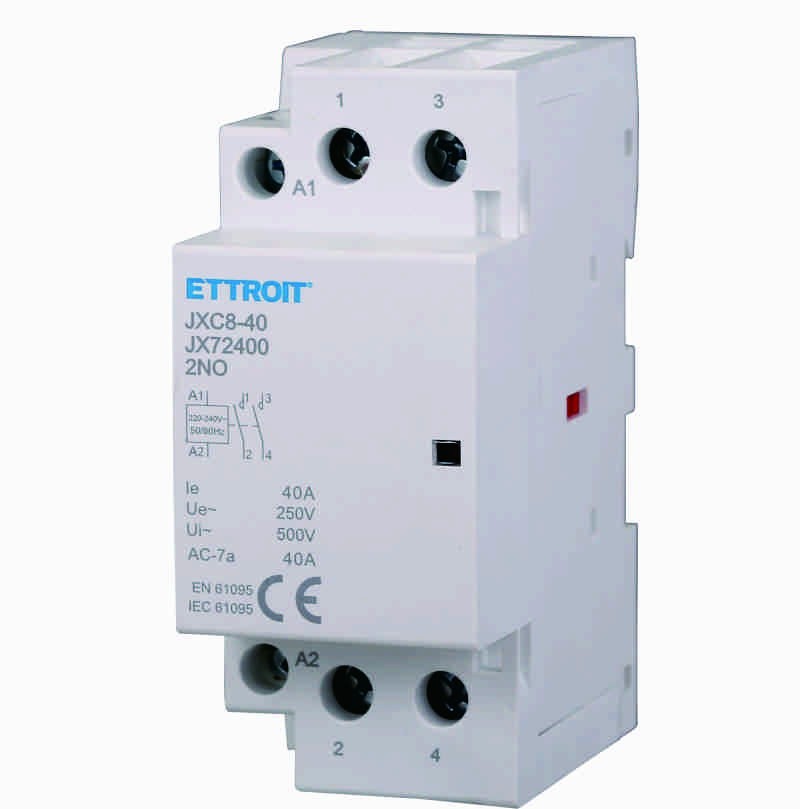 Ettroit AC Contattore DIN RAIL 2P 220V 40A 2 Contatti NO