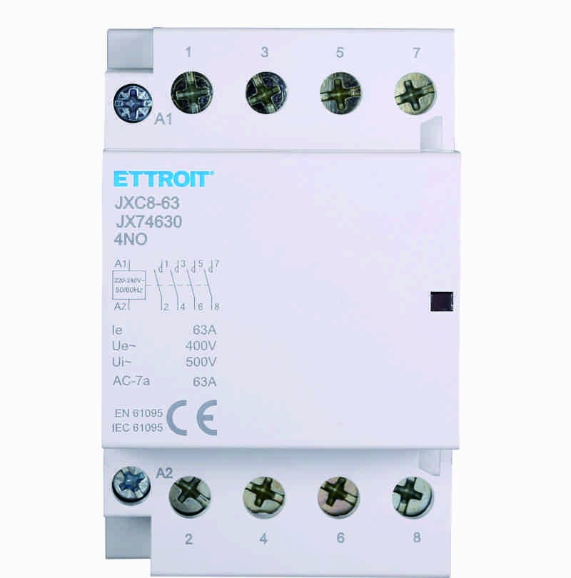 Ettroit AC Contattore DIN RAIL 4P 220V 63A 4 Contatti NO JX74630