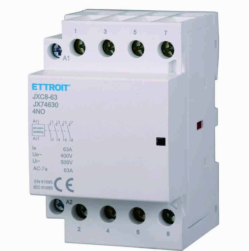 Ettroit AC Contattore DIN RAIL 4P 220V 63A 4 Contatti NO JX74630