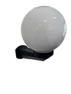 Lampada Applique Sfera a Parete Da Esterno IP44 E27 Bianca D.200mm