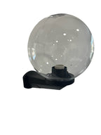 Lampada Applique Sfera a Parete Da Esterno IP44 E27 Trasparente D.250mm
