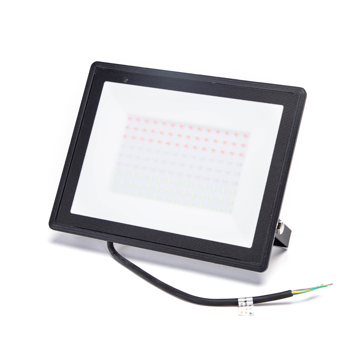 Faro Proiettore Led 100W Nero IP65 RGB Luce Regolabile e Dimmerabile con Telecomando