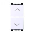 Pulsante Doppio 1P + 1P 16A Compatibile Vimar Arkè Bianco Ettroit
