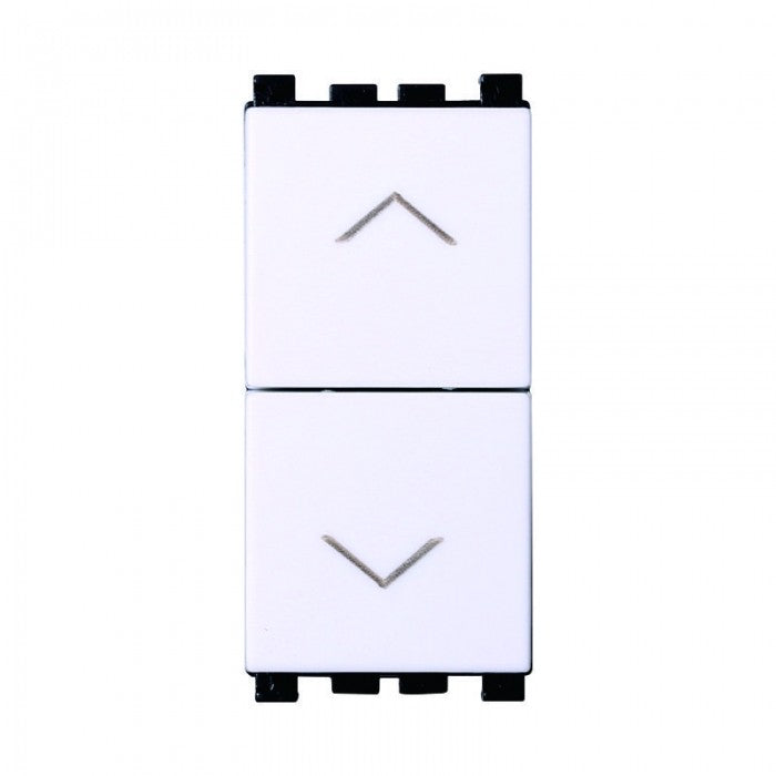 Pulsante Doppio 1P + 1P 16A Compatibile Vimar Arkè Bianco Ettroit