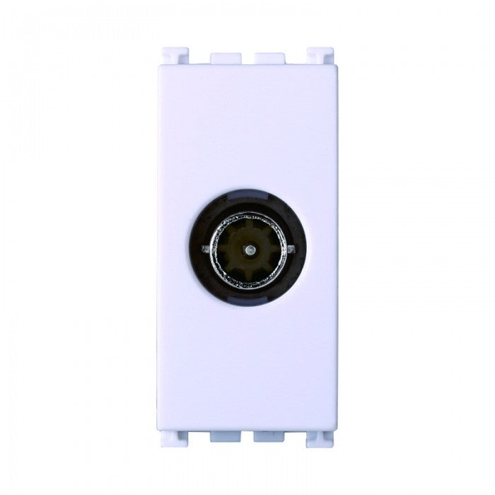 Connettore Tv Maschio Passante Compatibile Vimar Arkè Bianco Ettroit