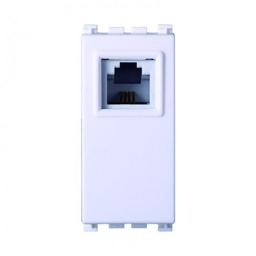 Connettore Rj11 Telefono Compatibile Vimar Arkè Bianco Ettroit