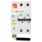 Ettroit Interruttore Magnetotermico 2P Tuya SmartWiFi Conta Energia 63A ESR3S263