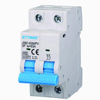 Ettroit 2P Interruttore Magnetotermico Fotovoltaico DC 63A 6kA 500VJX6263