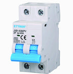 Ettroit 2P Interruttore Magnetotermico Fotovoltaico DC 40A 6kA 500V JX6240