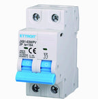 Ettroit 2P Interruttore Magnetotermico Fotovoltaico DC 16A 6kA 500VJX6216