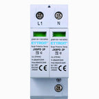 Ettroit Scaricatore Limitatore Di Sovratensione 2 Moduli Tipo T2 2P 20KA-40KA SPD a Limitazione Per Barra DIN