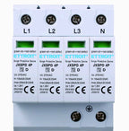 Ettroit Scaricatore Limitatore Di Sovratensione Tipo T2 4P 10KA-20KA SPD a Limitazione Per Barra DIN