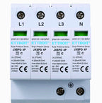 Ettroit Scaricatore Limitatore Di Sovratensione Tipo T2 4P 20KA-40KA SPD a Limitazione Per Barra DIN