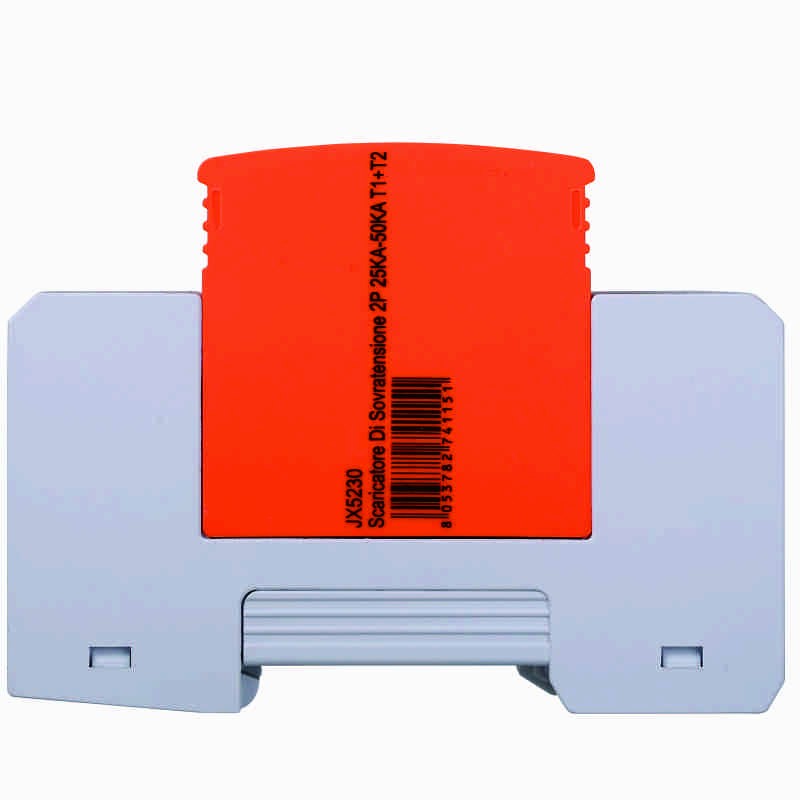 Ettroit Scaricatore Limitatore Di Sovratensione Tipo T1+T2 2P 25KA-50KA SPD a Limitazione Per Barra DIN