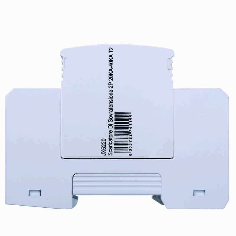 Ettroit Scaricatore Limitatore Di Sovratensione 2 Moduli Tipo T2 2P 20KA-40KA SPD a Limitazione Per Barra DIN