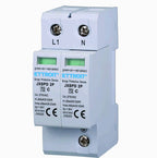 Ettroit Scaricatore Limitatore Di Sovratensione 2 Moduli Tipo T2 2P 20KA-40KA SPD a Limitazione Per Barra DIN