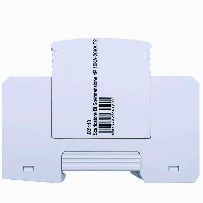Ettroit Scaricatore Limitatore Di Sovratensione Tipo T2 4P 10KA-20KA SPD a Limitazione Per Barra DIN