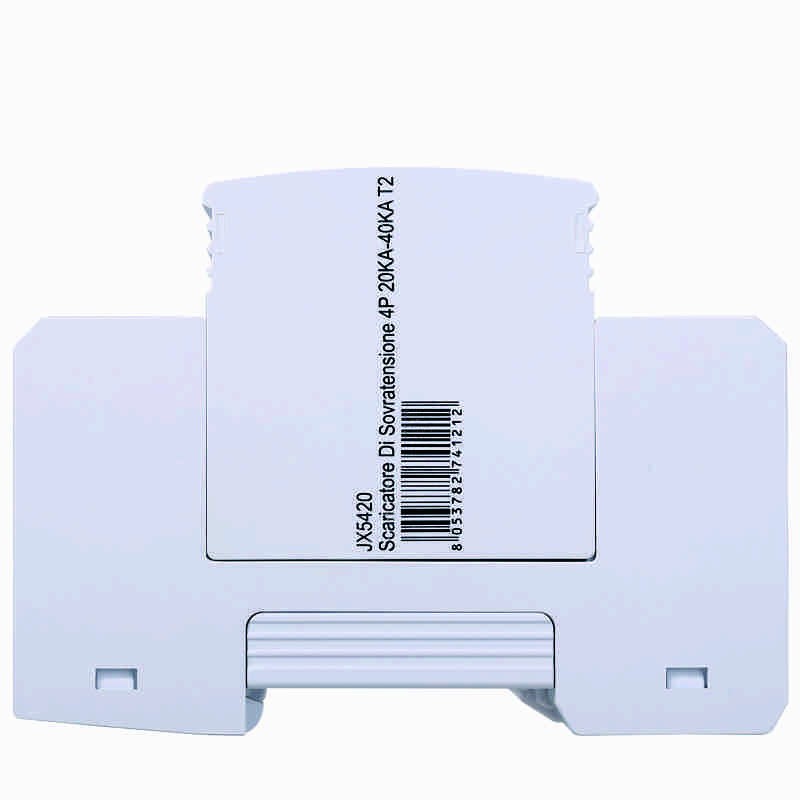 Ettroit Scaricatore Limitatore Di Sovratensione Tipo T2 4P 20KA-40KA SPD a Limitazione Per Barra DIN