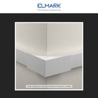 Angolo Esterno Per 2 Canaline Passacavi 40X16 In Plastica Bianco ART. 56240161 ELMARK