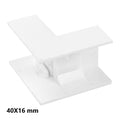 Angolo Interno Per 2 Canaline Passacavi 40X16 In Plastica Bianco ART.56240162 ELMARK