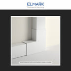 Angolo a L Per 2 Canaline Passacavi 40X16 In Plastica Bianco ART.56240164 ELMARK