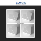 Angolo Esterno Regolabile Per 2 Canaline Passacavi 60X60 In Plastica Bianco ART. 56260601 ELMARK