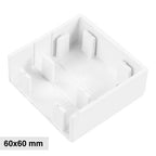 Tappo Di Chiusura Per Canaline Passacavi 60X60 In Plastica Bianco ART. 56260606 ELMARK