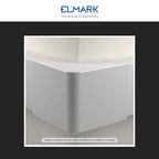 Angolo Esterno Per 2 Canaline Passacavi 80X40 In Plastica Bianco ART. 56280401 ELMARK