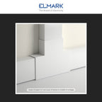 Angolo a T Per 3 Canaline Passacavi 80X40 In Plastica Bianco ART. 56280403 ELMARK