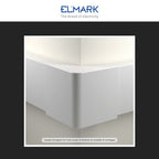 Angolo Esterno Per 2 Canaline Passacavi 100X40 In Plastica Bianco ART. 562100401 ELMARK