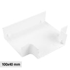 Angolo a T Per 3 Canaline Passacavi 100X40 In Plastica Bianco ART. 56100403 ELMARK