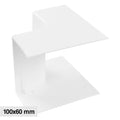 Angolo Interno Per 2 Canaline Passacavi 100X60 In Plastica Bianco ART. 562100602 ELMARK