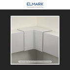 Angolo Interno Per 2 Canaline Passacavi 100X60 In Plastica Bianco ART. 562100602 ELMARK