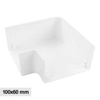 Angolo a L Per 2 Canaline Passacavi 100X60 In Plastica Bianco ART. 562100604 ELMARK