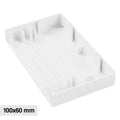 Tappo Di Chiusura Per Canaline Passacavi 100X60 In Plastica Bianco ART. 562100606 ELMARK