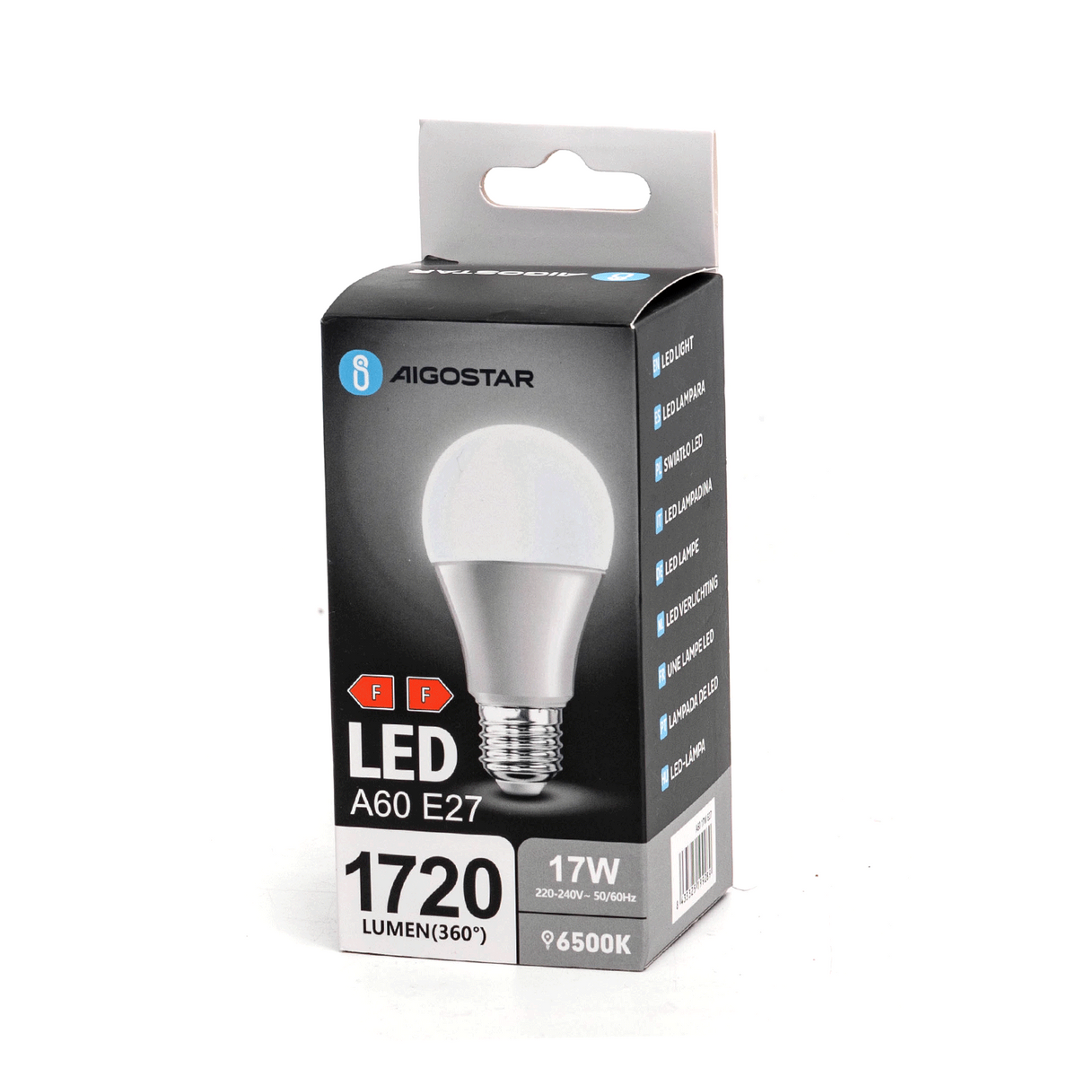 Lampadina LED A5 A60 17W E27 Luce Fredda 6400K 1720lm