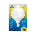 Lampadina Led G95 E27 15W Bianco Naturale 4000K 1500Lm