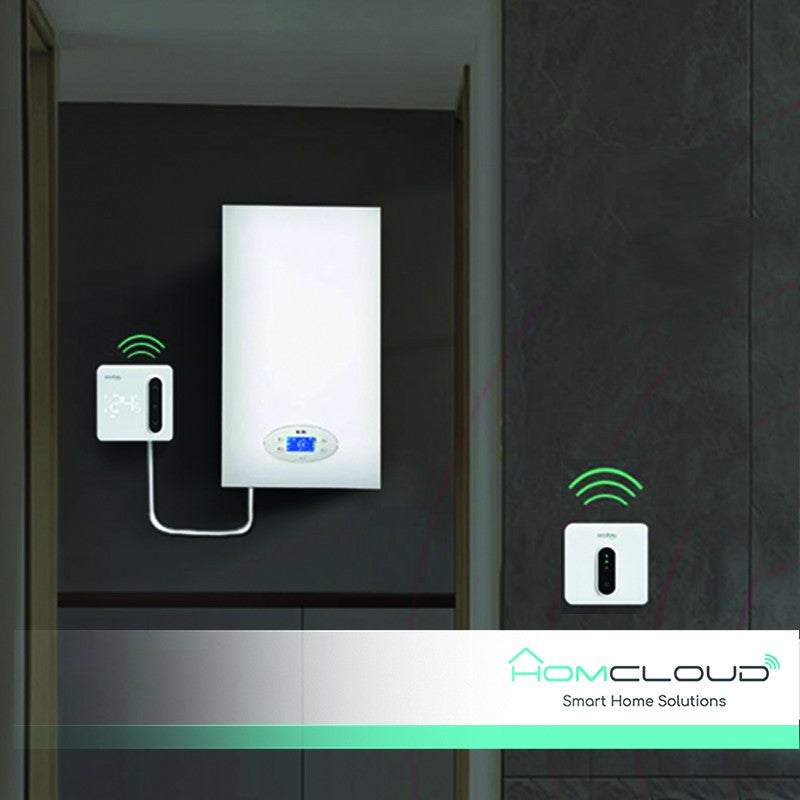 Cronotermostato Digitale Smart Homcloud Wi-Fi + Ricevitore RF