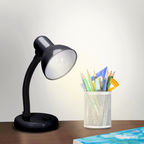 Lampada Da Tavolo Flessibile Attacco E27 Max 60W Nero