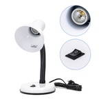 Lampada Da Tavolo Flessibile Attacco E27 Max 60W Bianco