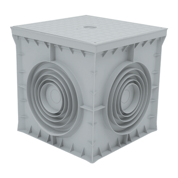 Pozzetto Monoblocco Con Coperchio 40 x 40 cm Elmark