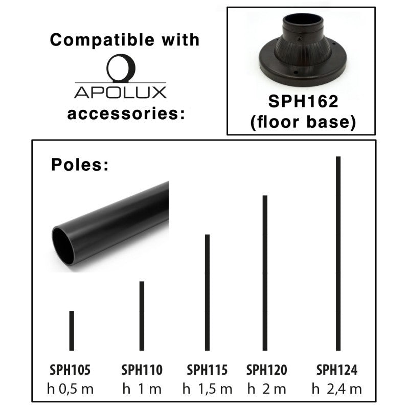 Lampione LED Solare 2300 Lumen IP65 Da Palo Luce 4000K Velamp