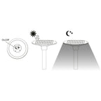 Lampione LED Solare 2300 Lumen IP65 Da Palo Luce 4000K Velamp