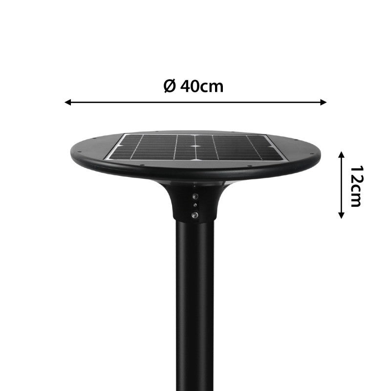 Lampione LED Solare 2300 Lumen IP65 Da Palo Luce 4000K Velamp