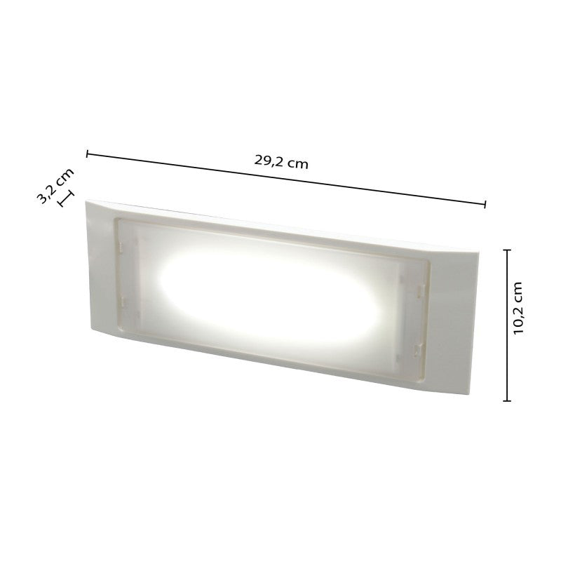 Lampada di Emergenza SA + SE 140 Lumen IP65 Velamp Holly
