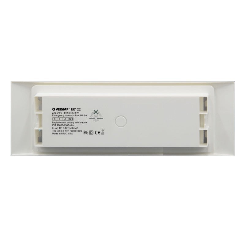 Lampada di Emergenza SA + SE 140 Lumen IP65 Velamp Holly