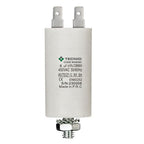 Condensatore Permanente Per Motori Elettrici 8 µF 450V. Dado M8