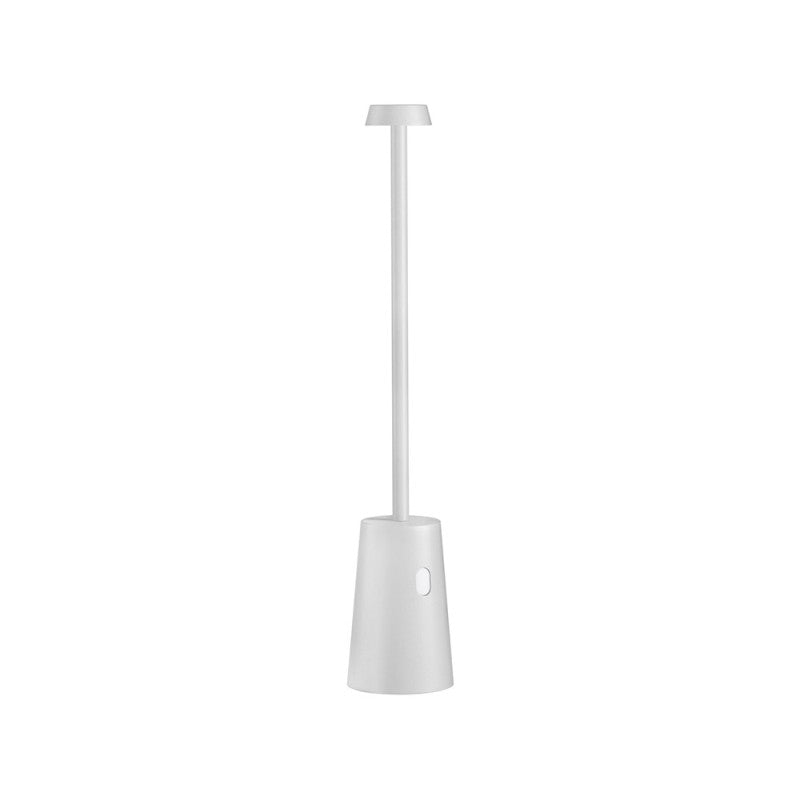 Lampada da Tavolo LED Ricaricabile TAG Bianca 3W 3000K IP54