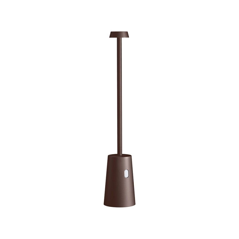 Lampada da Tavolo LED Ricaricabile TAG Corten 3W 3000K IP54